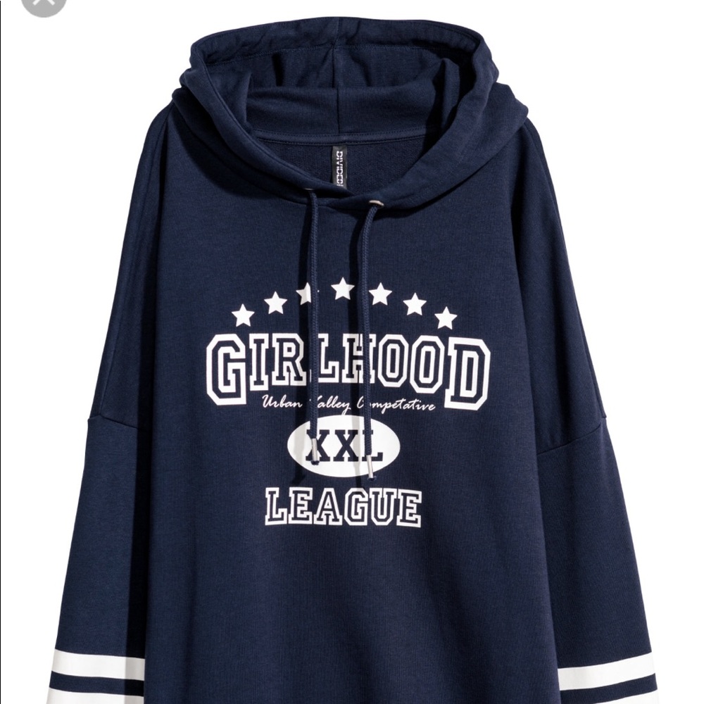 Ladies Hoodie/ Sweatshirt Navy Blue